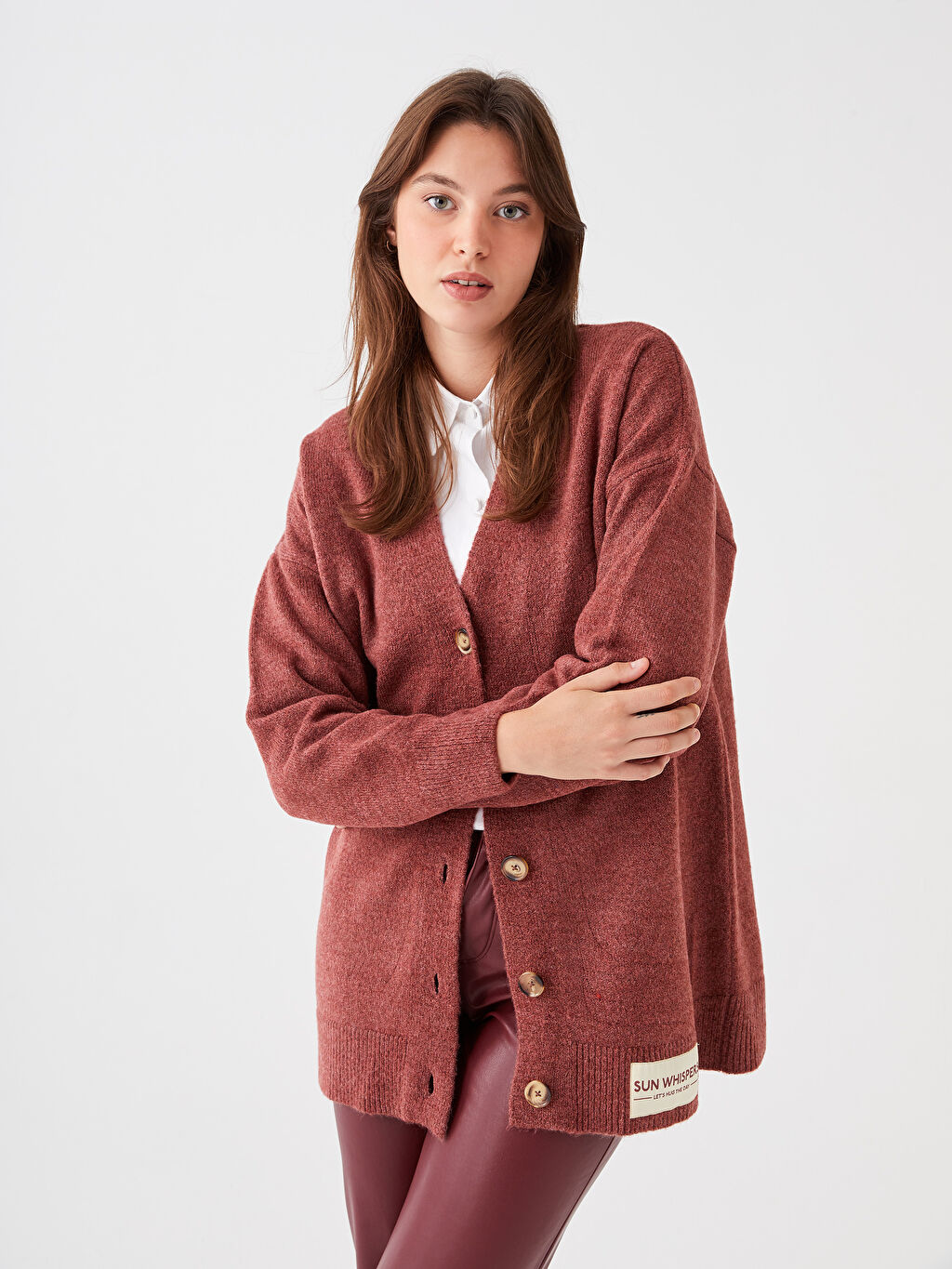 Auralee Kid Mohair Sheer Knit Cardigan Camel On Garmentory