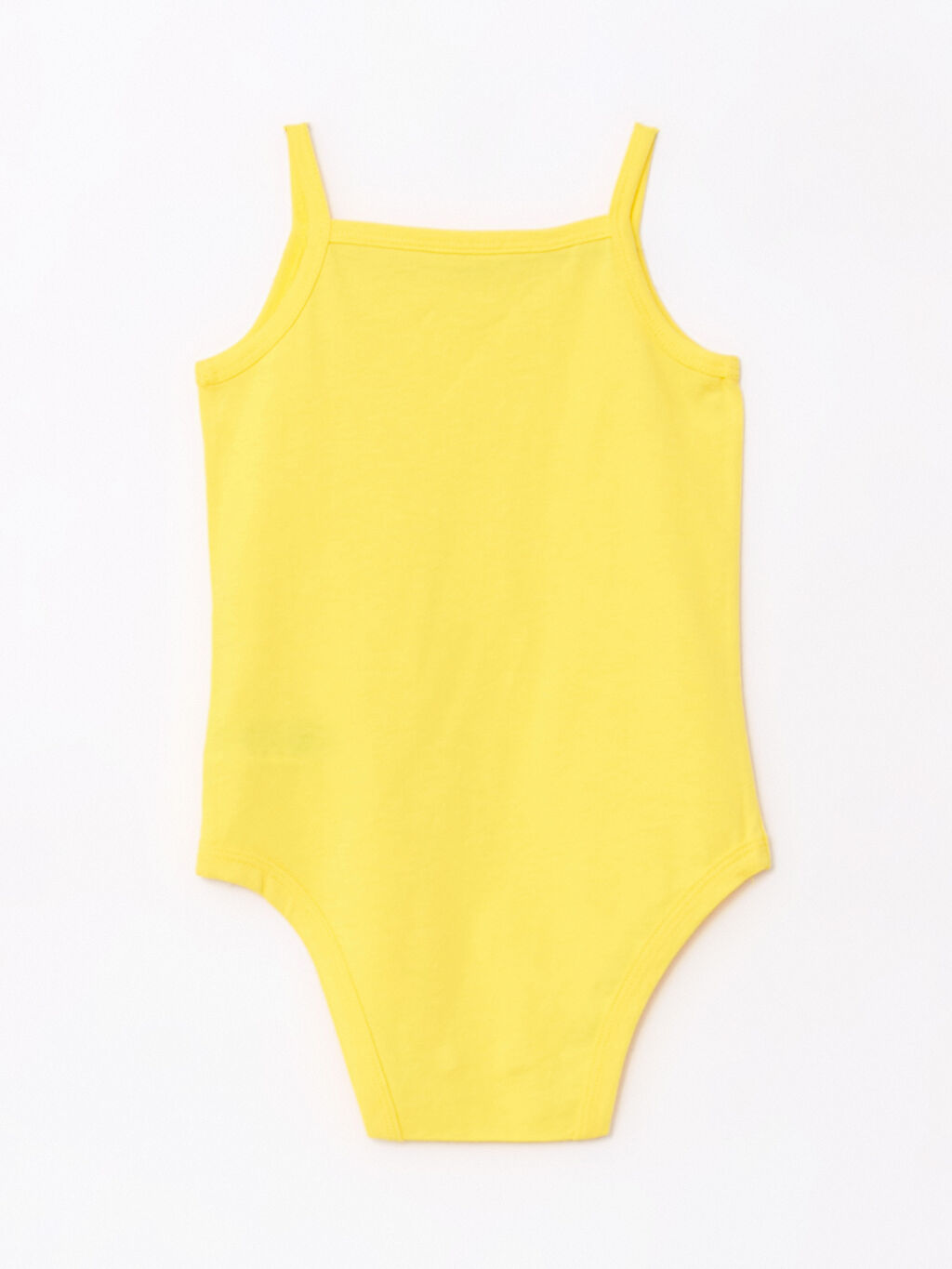 Square Neck Strappy Basic Baby Girl Body with Snap Crotch W2GD77Z1SQM