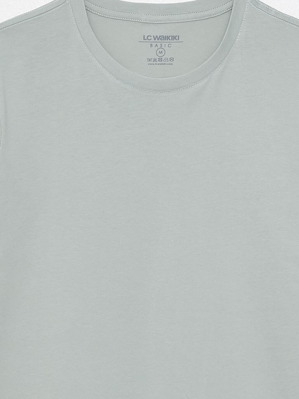 Crew Neck Short Sleeve Combed Cotton Men's T-shirt -S30113Z8-FLL -  S30113Z8-FLL - LC Waikiki