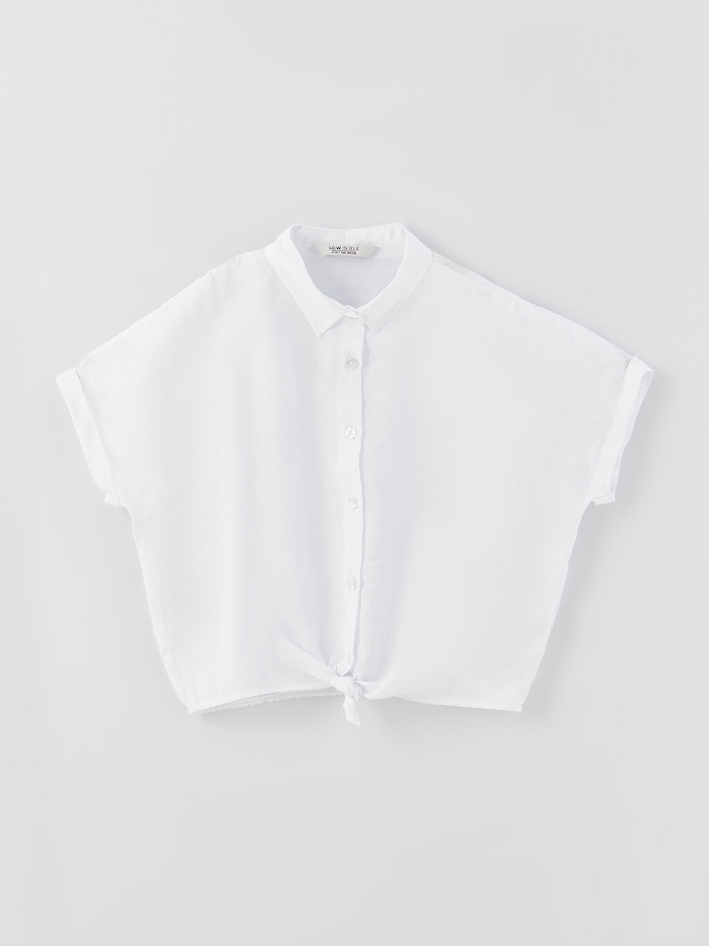 Basic Short Sleeve Girl Shirt S34485Z4FFB S34485Z4FFB LC Waikiki