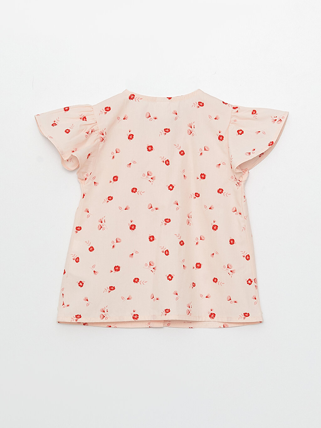 Crew Neck Short Sleeve Printed Baby Girl Shirt -S3CT32Z1-LSZ 