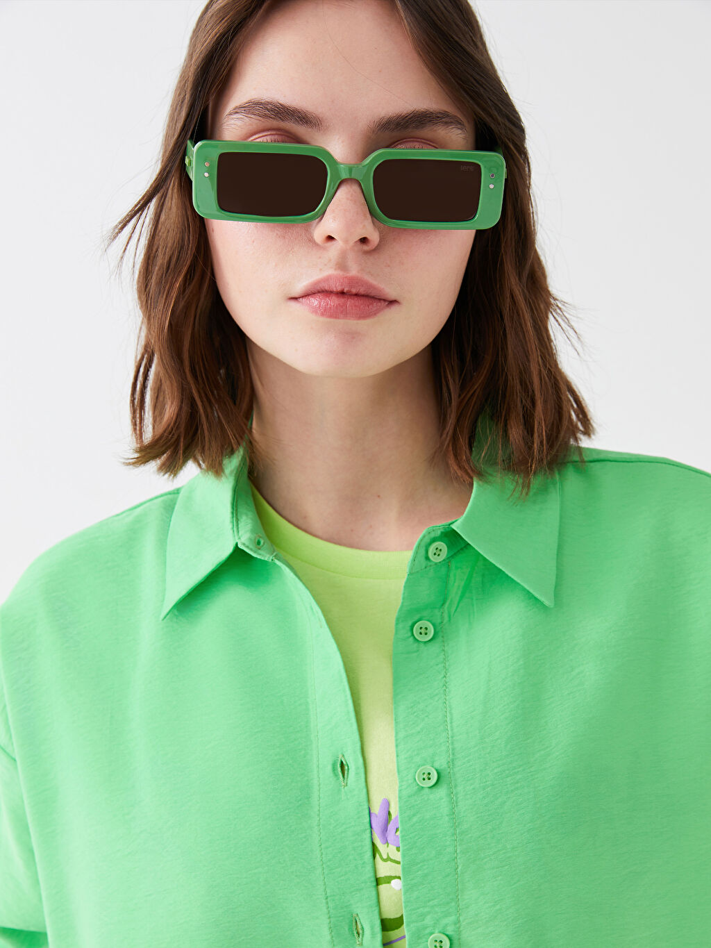 Straight Long Sleeve Aerobin Women's Shirt S3CT60Z8S3L S3CT60Z8S3L