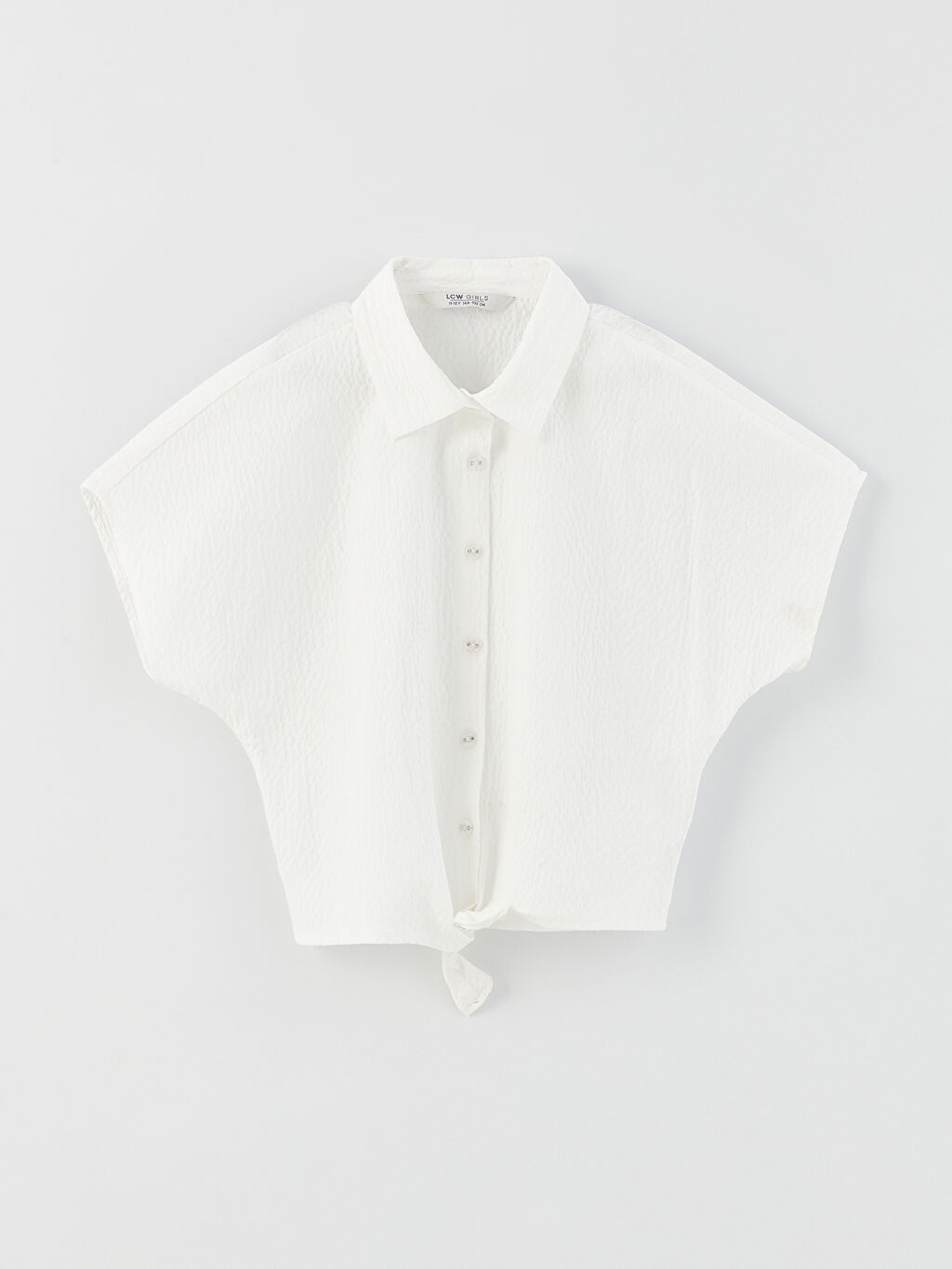 Basic Short Sleeve Girl Shirt S3DJ80Z4FDU S3DJ80Z4FDU LC Waikiki