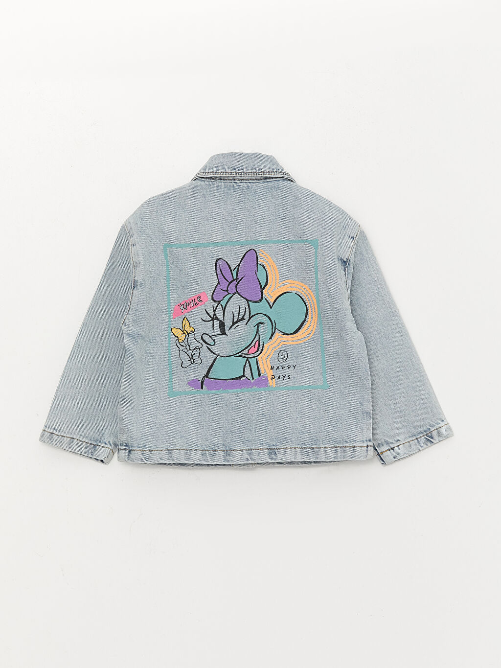 Minnie Mouse Printed Baby Girl Jean Jacket S3G888Z1502 S3G888Z1502