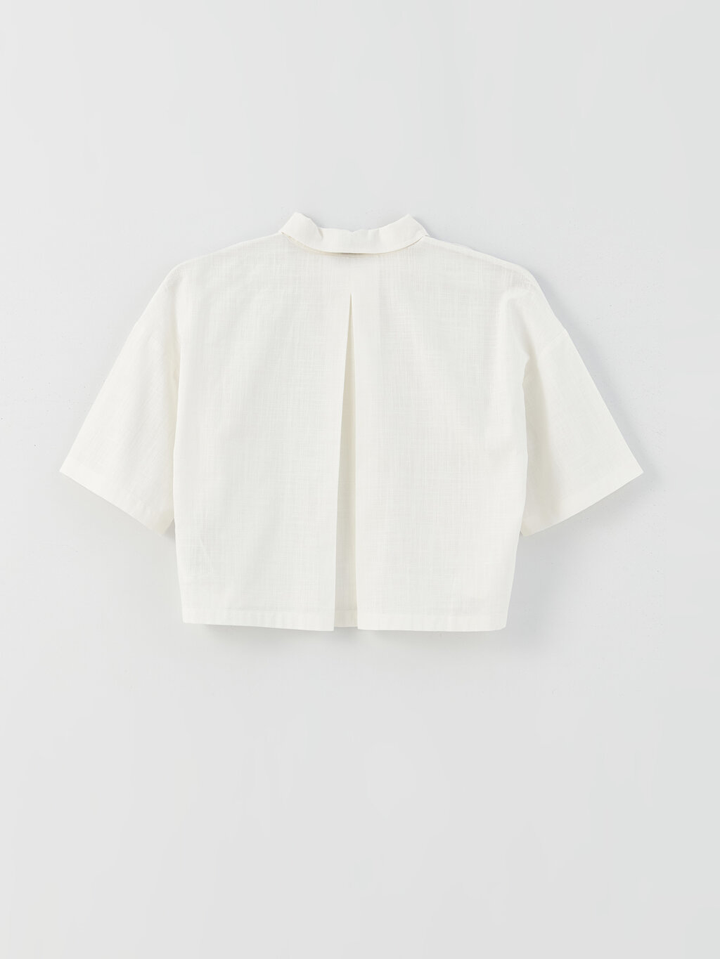Plain Short Sleeve Oversize Women's Shirt -S3I564Z8-Q6K - S3I564Z8-Q6K ...