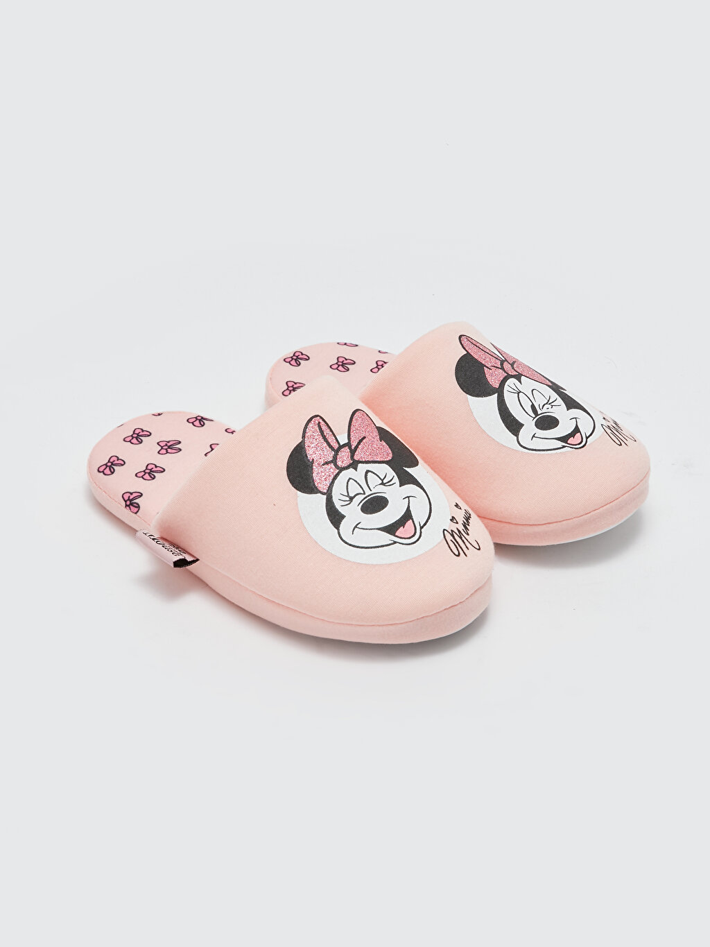 Disney Slippers for Women - Plush Minnie Mouse Shoes - Yello