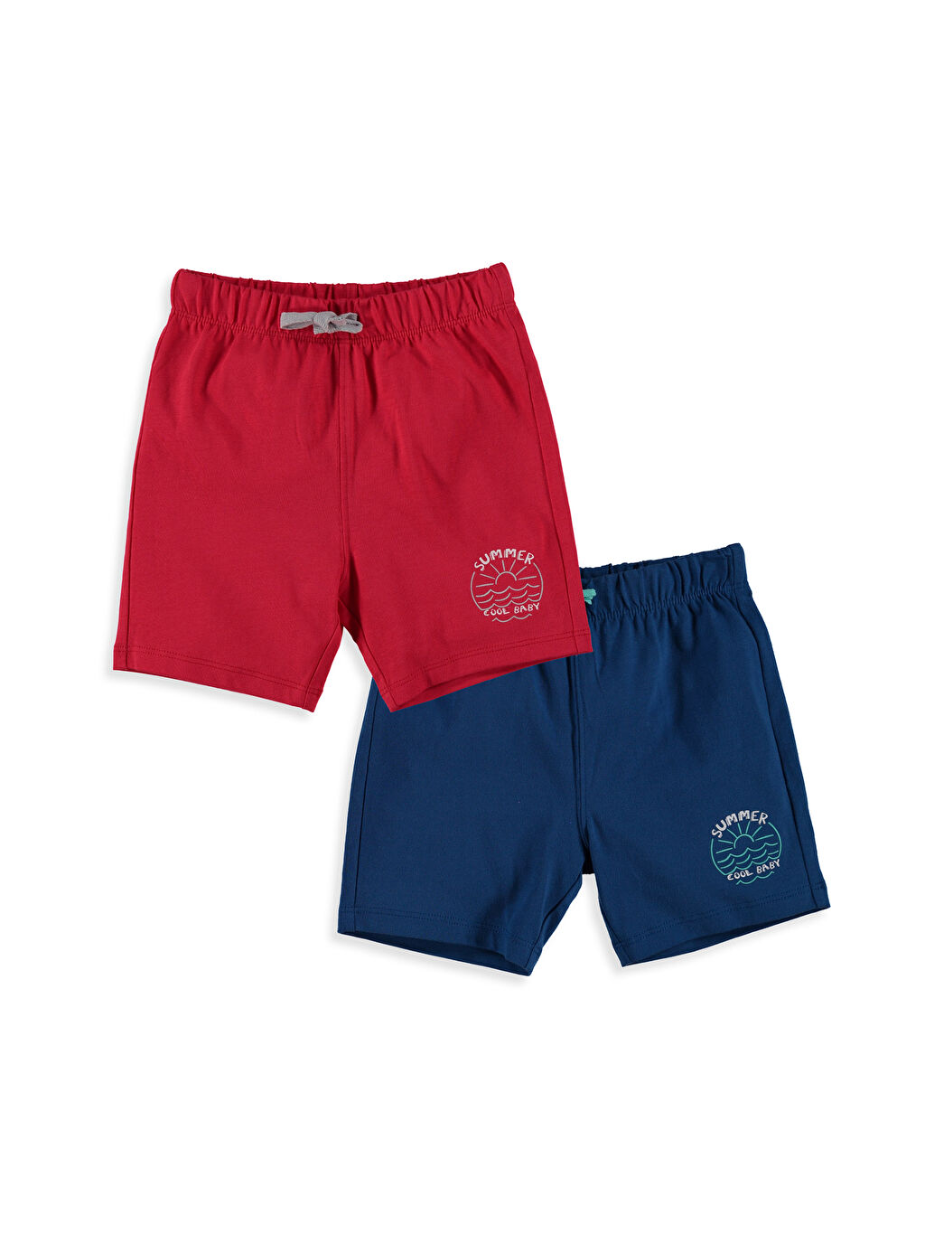 Elastic Waist Baby Boy Shorts 2 Pieces 7Y2664Z1K90 7Y2664Z1K90