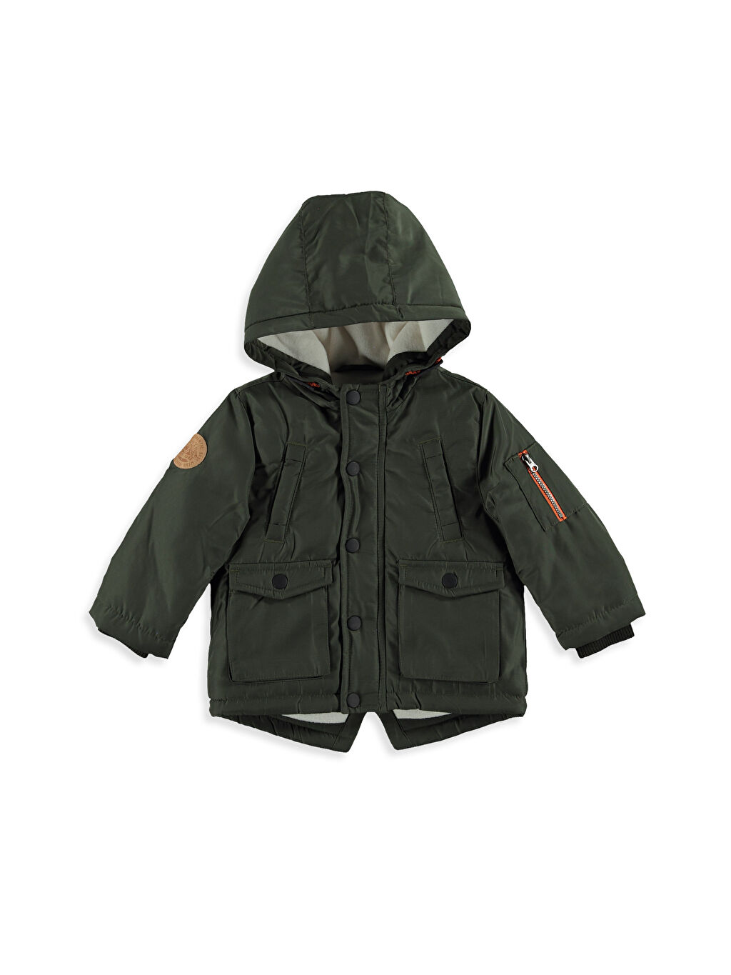 Haki Erkek Bebek Polar Astarlı Mont LC Waikiki