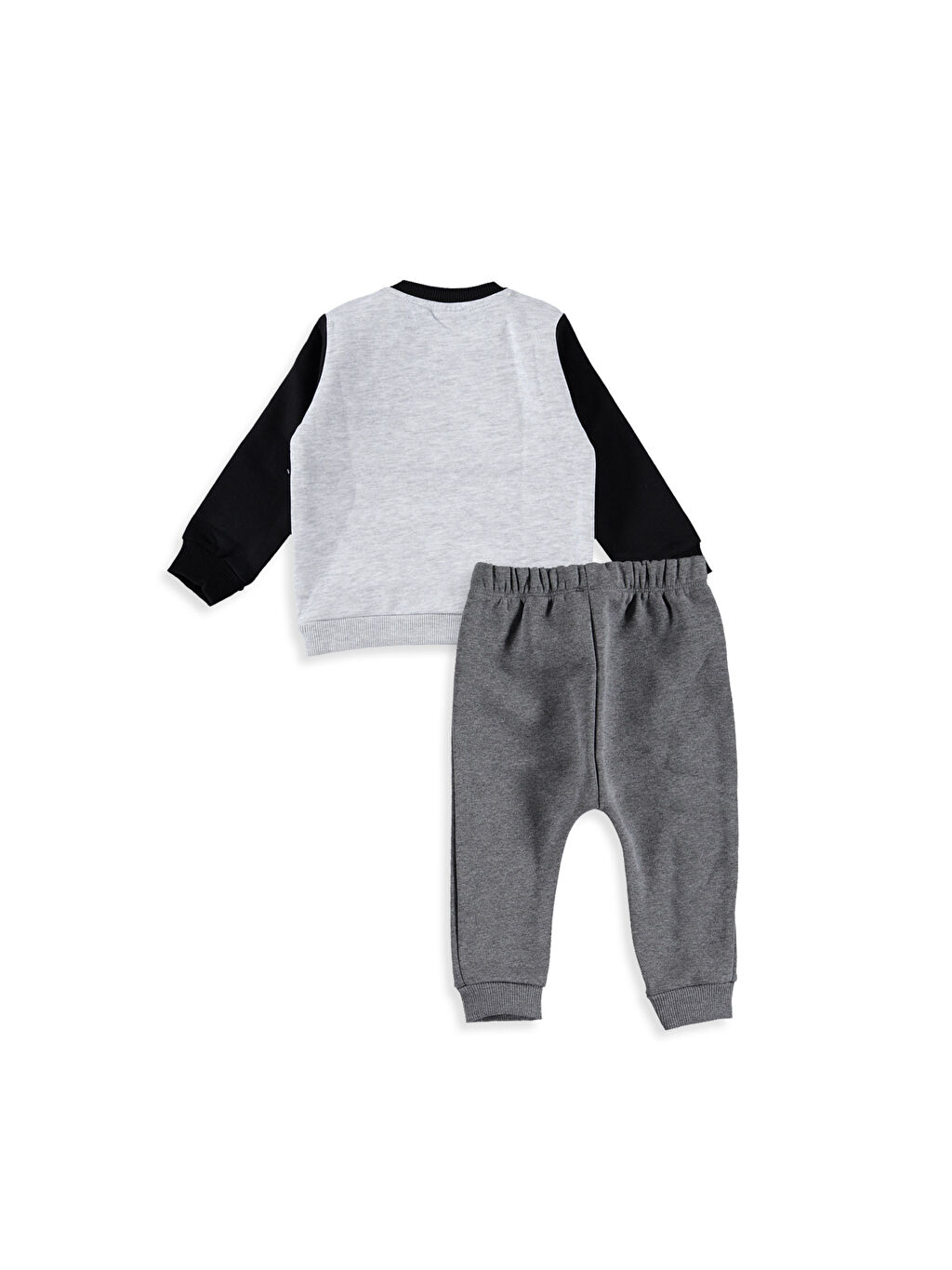 Ekru Erkek Bebek Yazı Baskılı Eşofman Takımı LC Waikiki