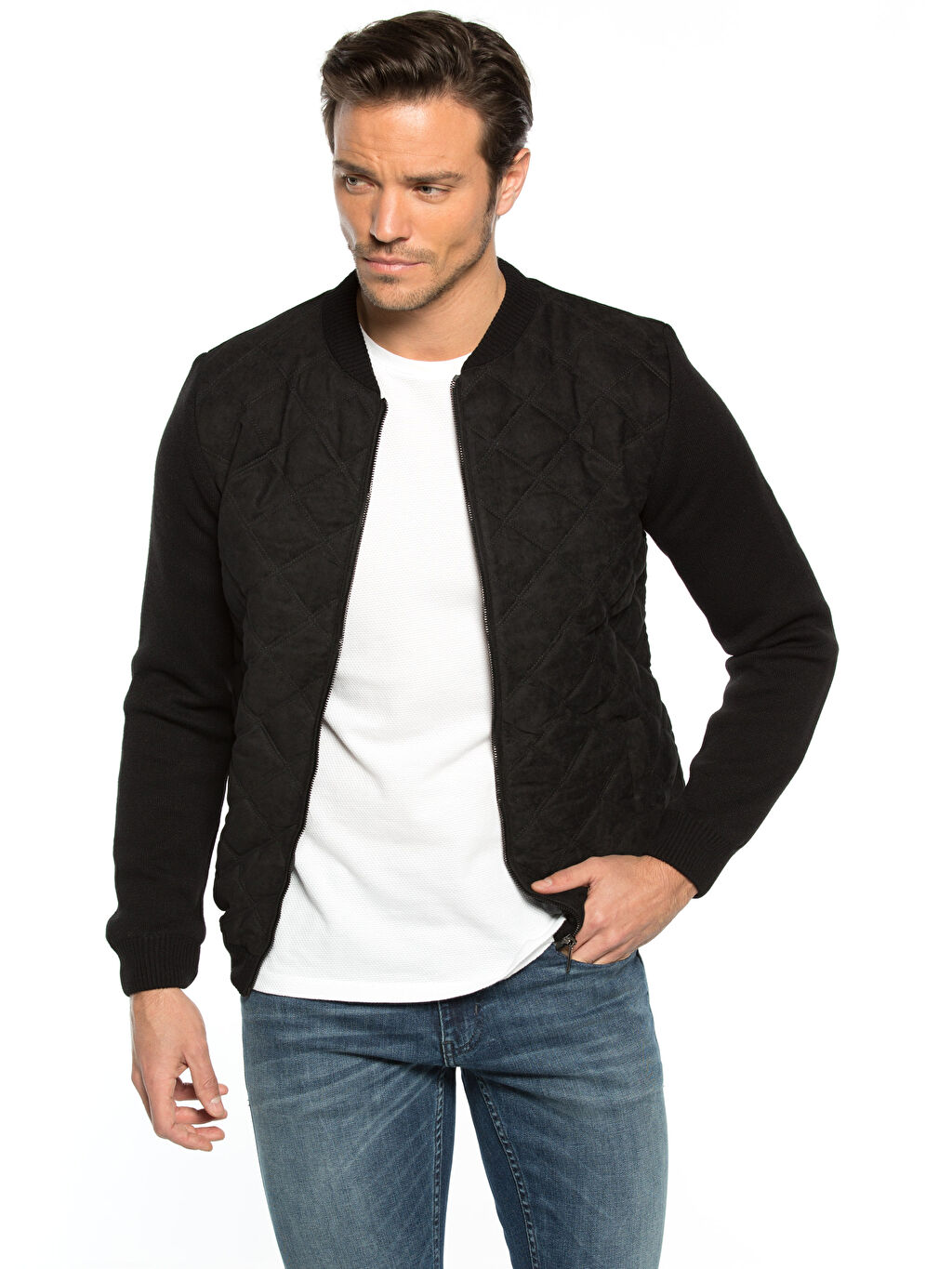 Siyah Kapitone Bomber Hirka Lc Waikiki