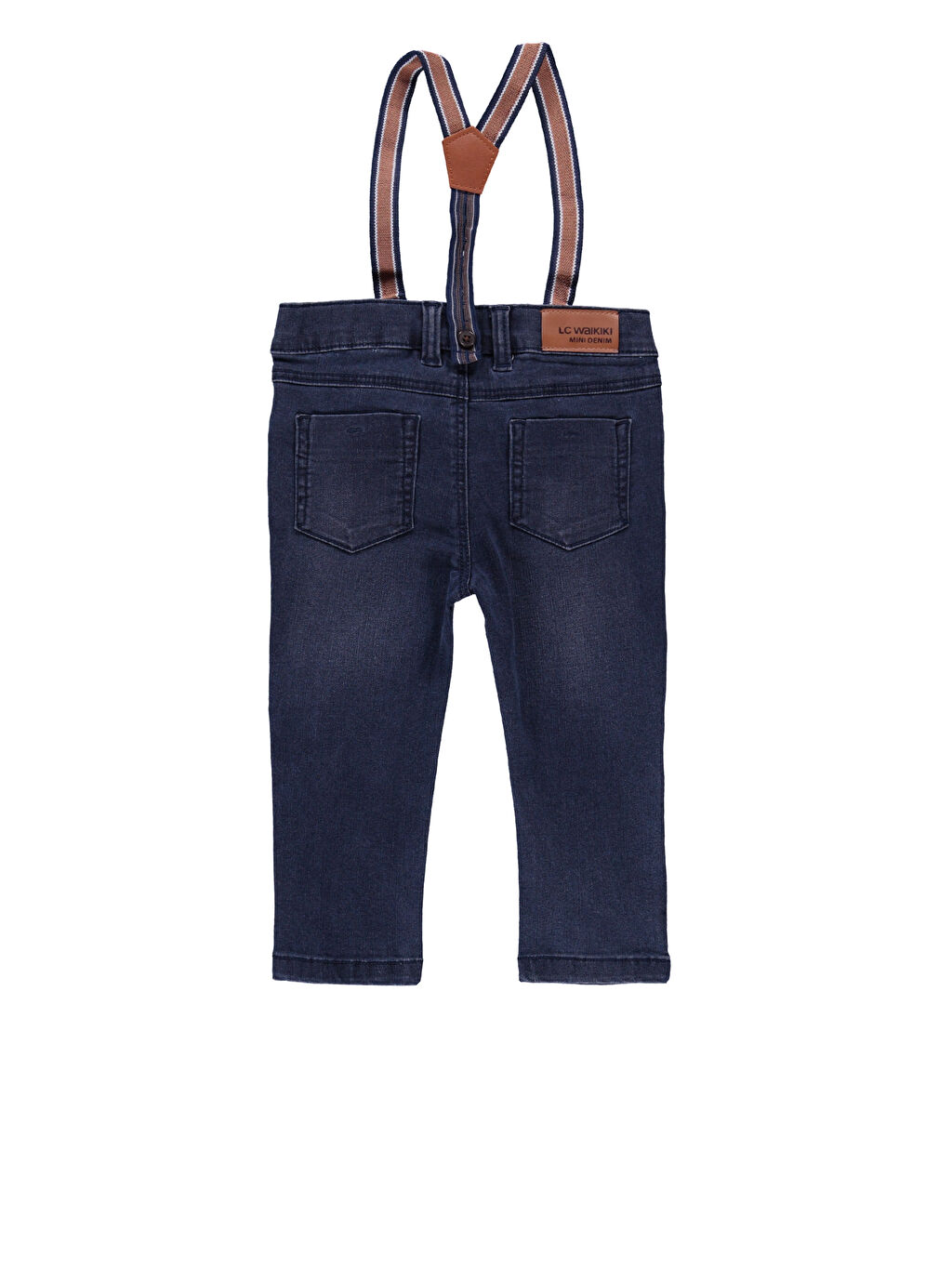 İndigo Erkek Bebek Askılı Slim Jean Pantolon LC Waikiki