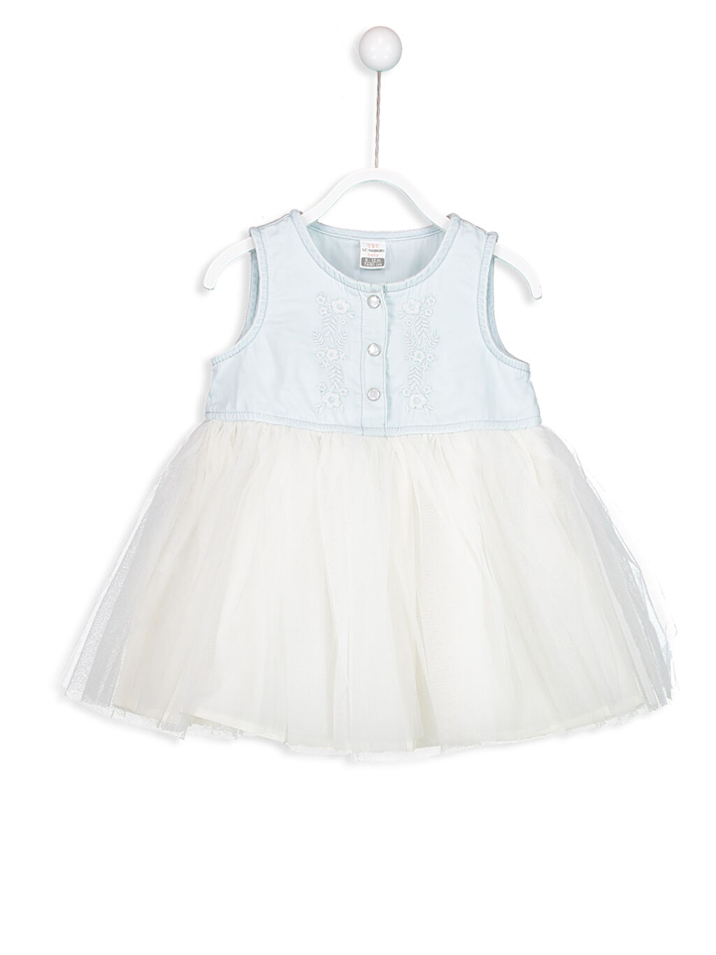 İndigo Kız Bebek Tütü Elbise LC Waikiki İndigo Kız Bebek Tütü Elbise LC Waikiki