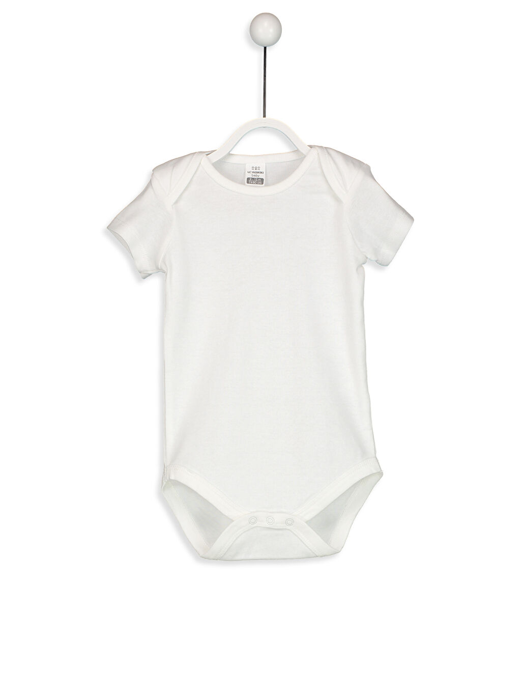 Beyaz Erkek Bebek Çıtçıtlı Body 2�li LC Waikiki