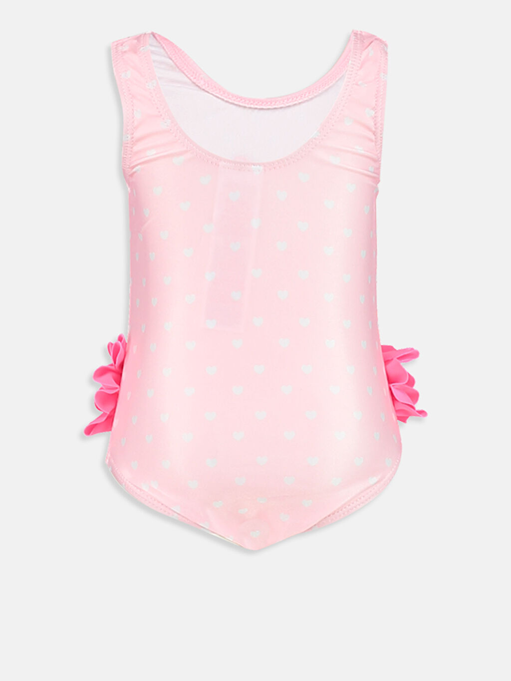 Pembe Pembe Kız Bebek Aplikeli Mayo LC Waikiki Pembe Pembe Kız Bebek Aplikeli Mayo LC Waikiki