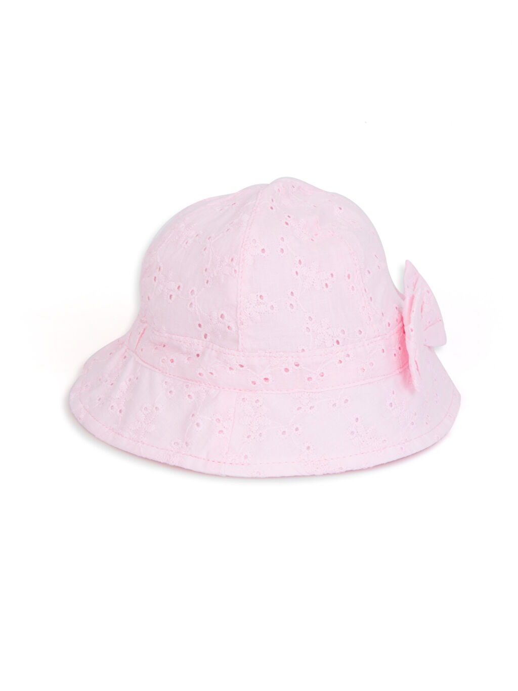 Pembe Kız Bebek Poplin Şapka LC Waikiki Pembe Kız Bebek Poplin Şapka LC Waikiki