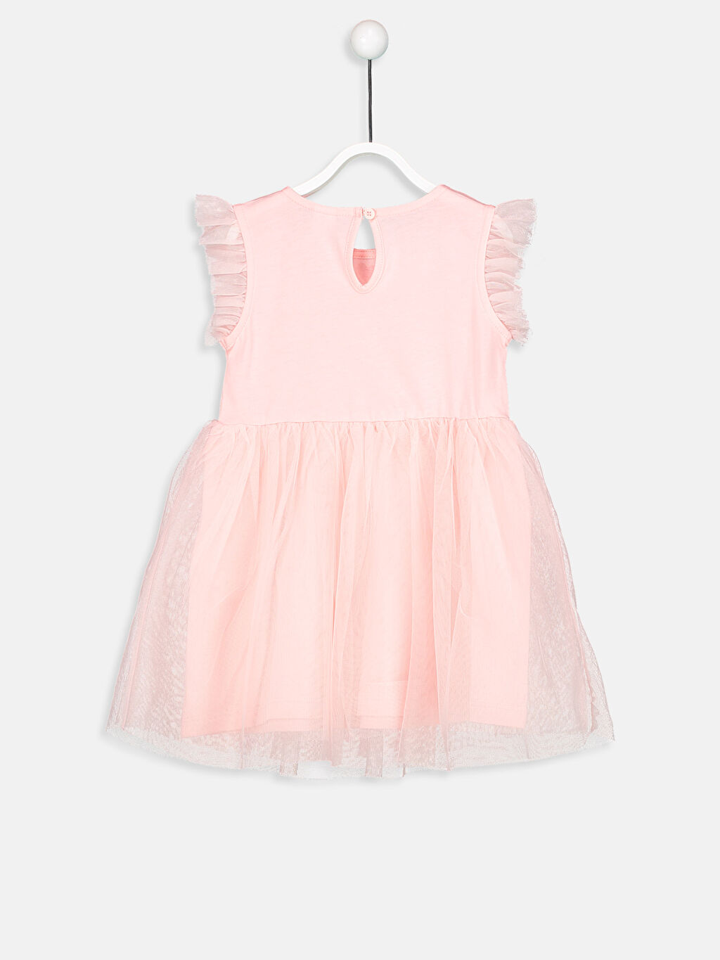 Pembe Kız Bebek Baskılı Tütü Elbise LC Waikiki
