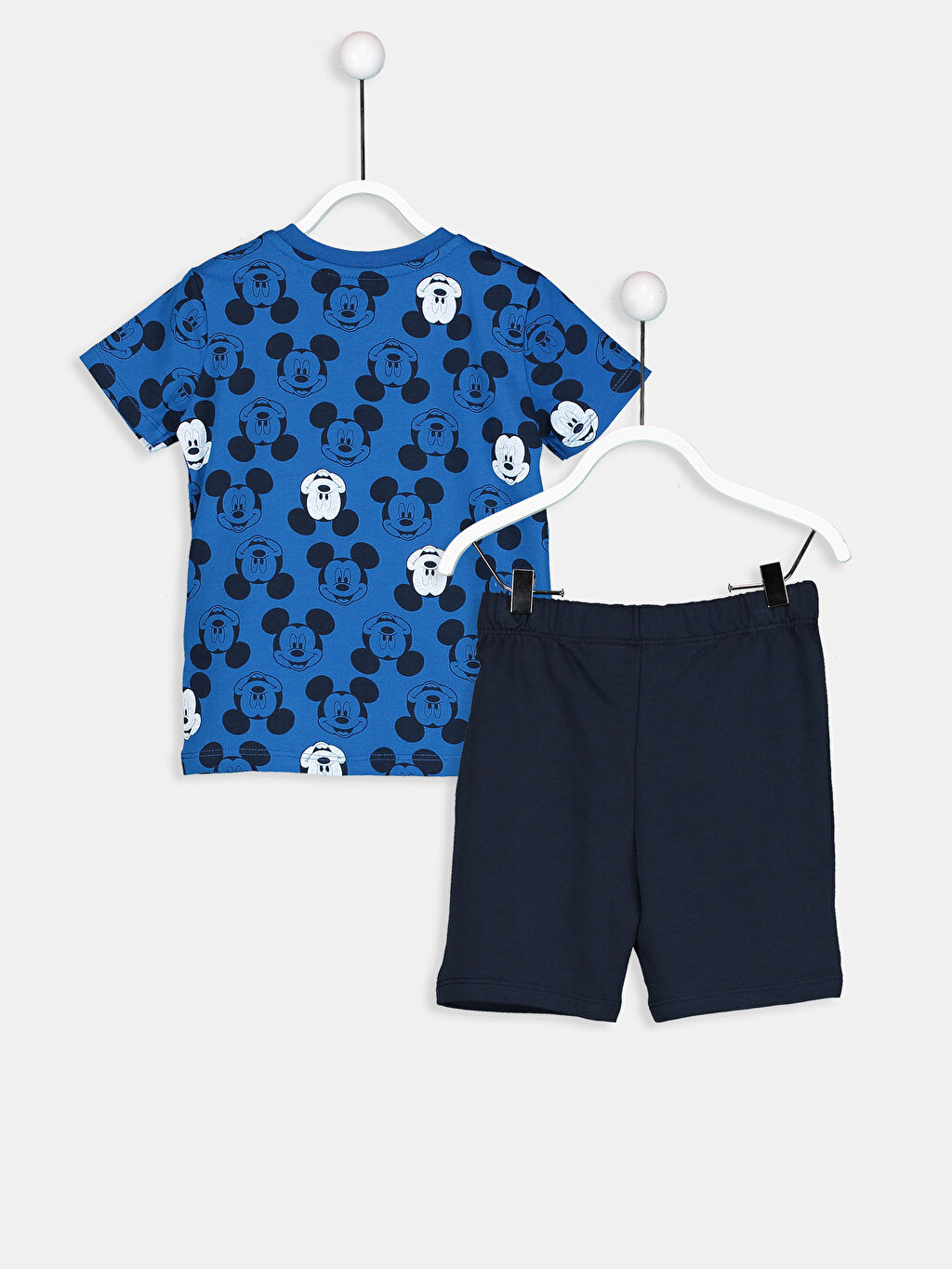 Lacivert Lacivert Mickey Mouse Baskılı Erkek Bebek Eşofman