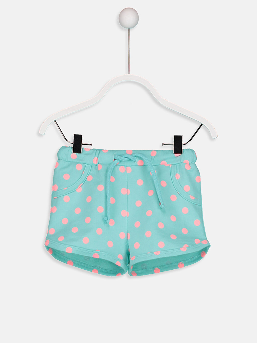 Mavi Kız Bebek Puantiyeli Şort LC Waikiki
