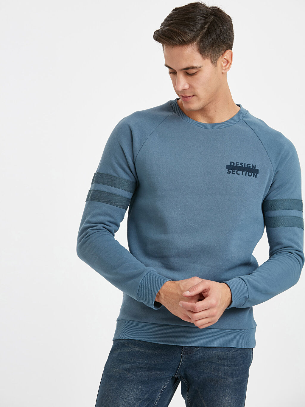 Indigo Kollari Seritli Sweatshirt Lc Waikiki