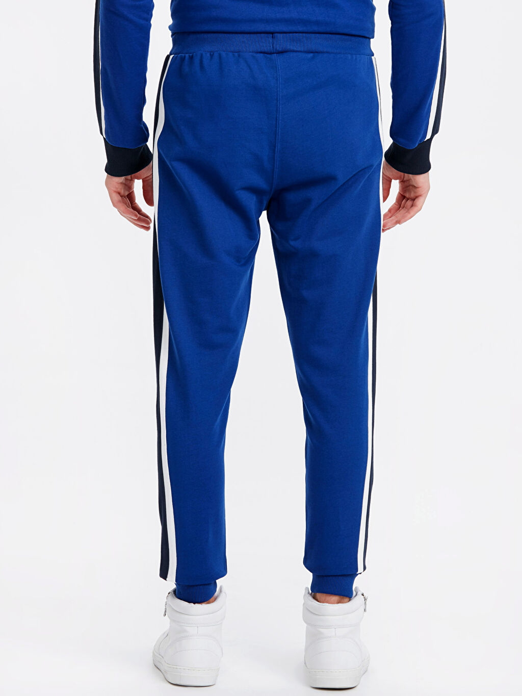 Lacivert Cizgili Standart Kalip Jogger Esofman Alti Lc Waikiki