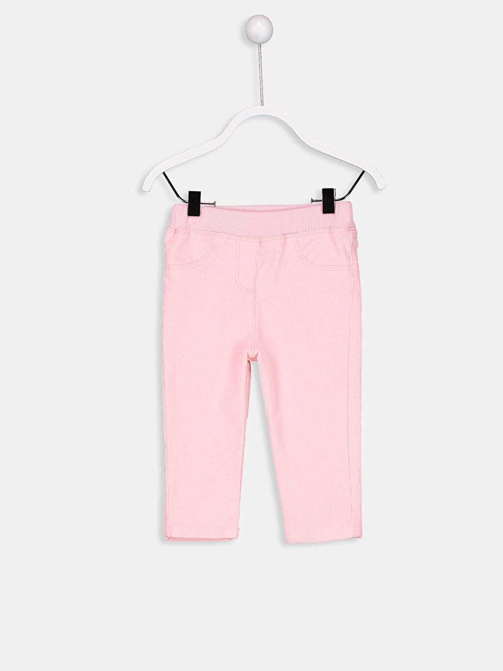 Pembe Kiz Bebek Kadife Pantolon Lc Waikiki