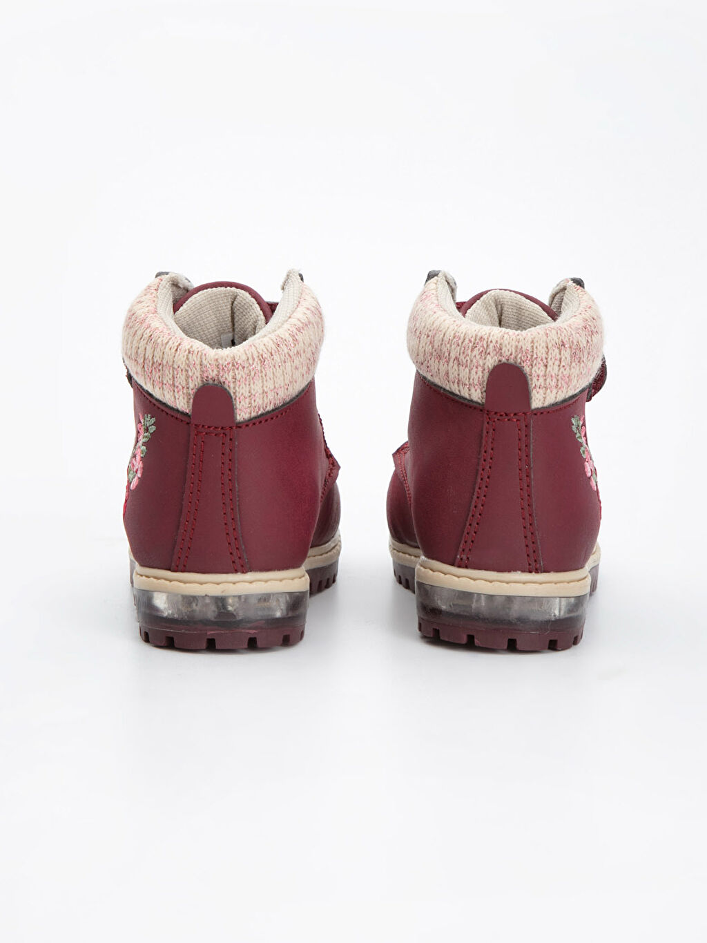 Bordo Kız Bebek Işıklı Bot LC Waikiki Bordo Kız Bebek Işıklı Bot LC Waikiki