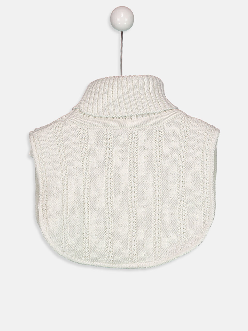 Ekru Kız Bebek Triko Boyunluk LC Waikiki Ekru Kız Bebek Triko Boyunluk LC Waikiki