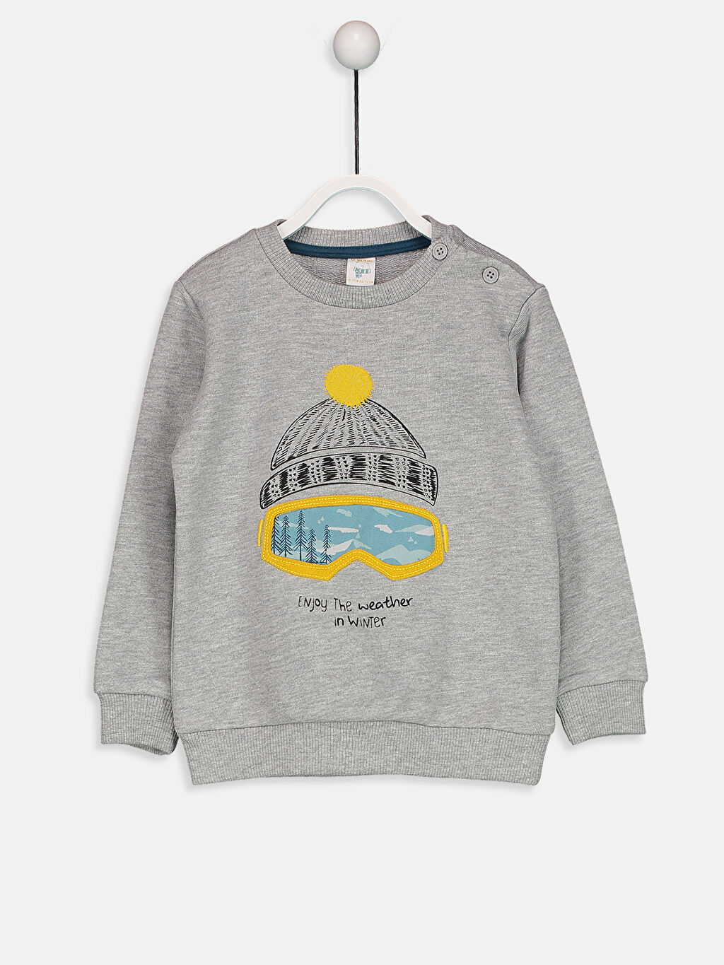 Gri Gri Erkek Bebek Eşofman Takımı LC Waikiki