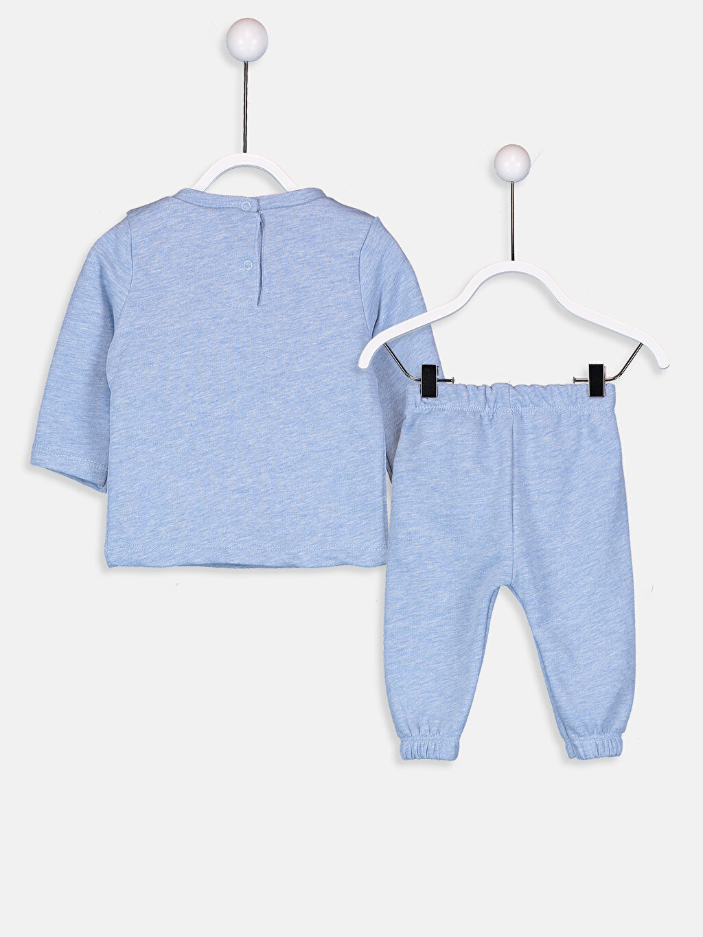 Mavi Erkek Bebek Pijama Alt ve Üst Takım LC Waikiki
