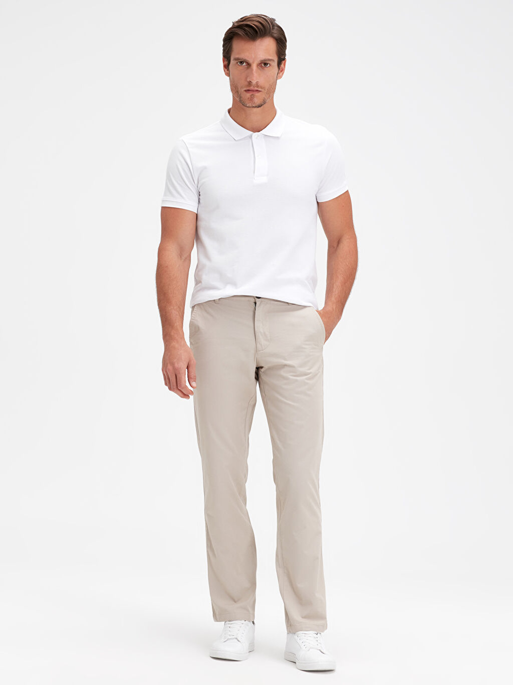 Bej Normal Kalip Chino Pantolon Lc Waikiki