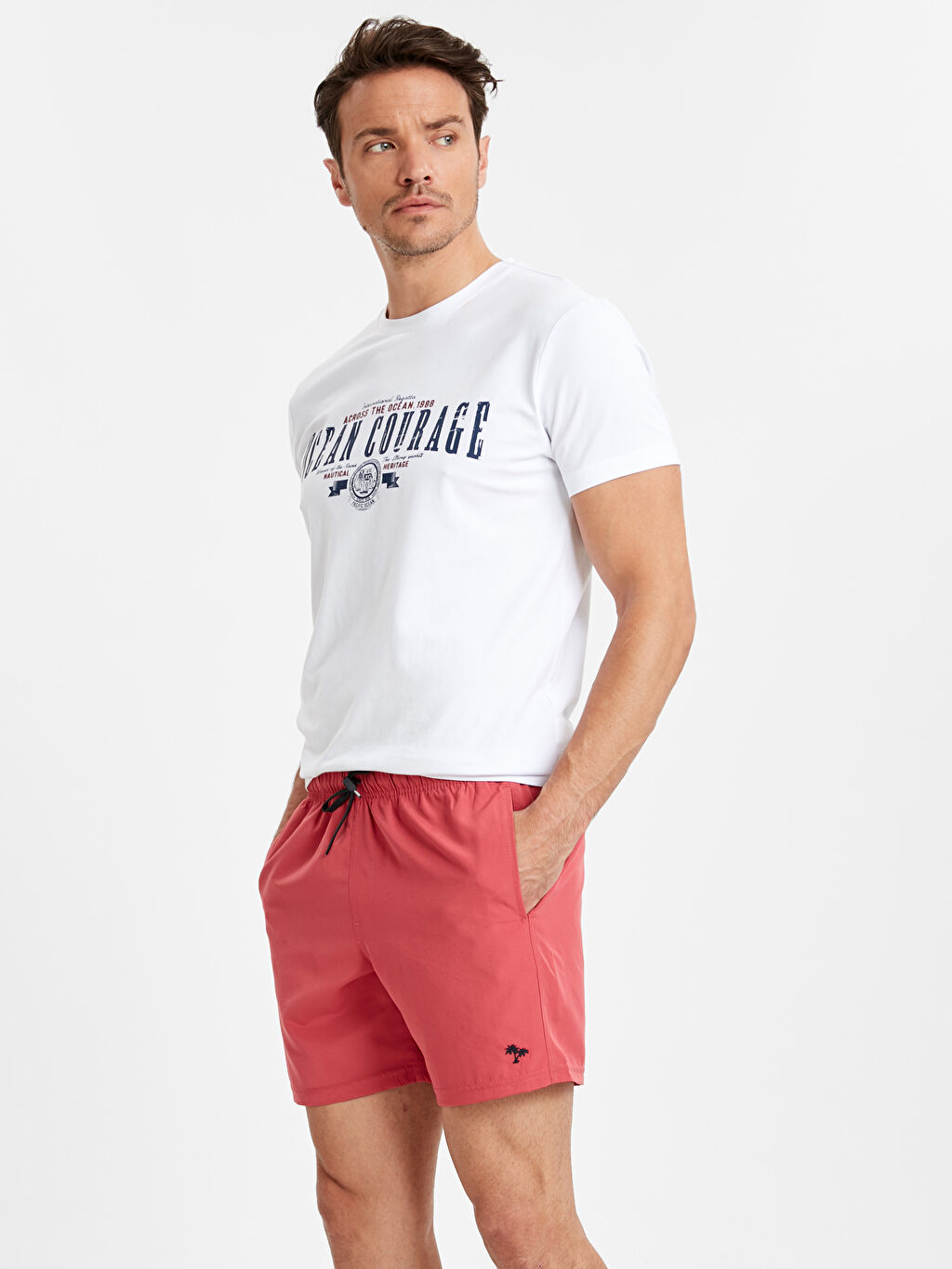 Pembe Kisa Boy Basic Deniz Sortu Lc Waikiki