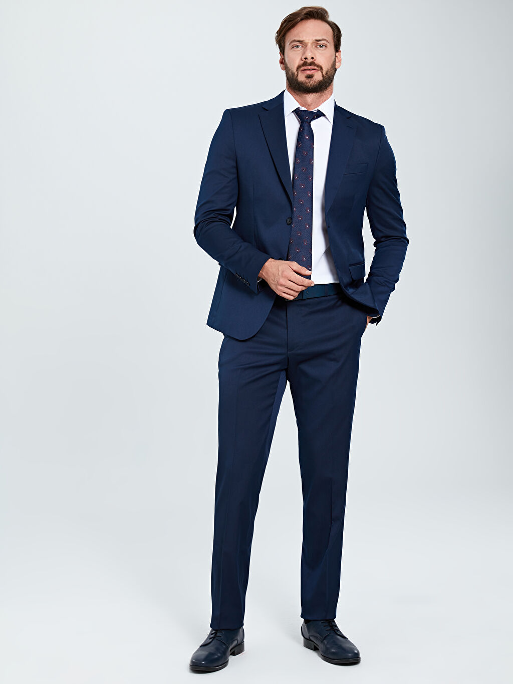 Lacivert Standart Kalip Akilli Kumas Blazer Ceket Lc Waikiki