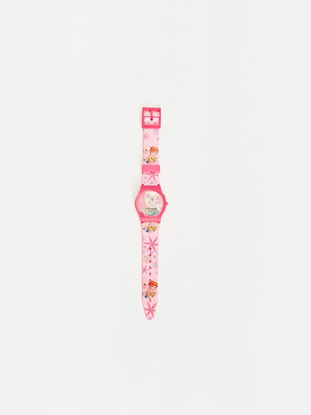 Pembe Kız Bebek Frozen Desenli Kol Saati LC Waikiki Pembe Kız Bebek Frozen Desenli Kol Saati LC Waikiki