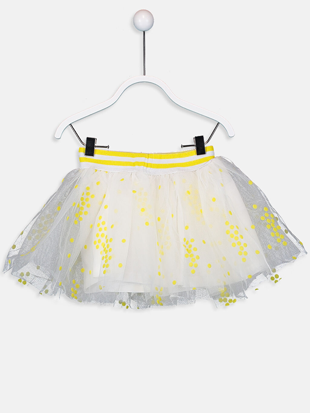 Sarı Kız Bebek Baskılı Tütü Etek LC Waikiki
