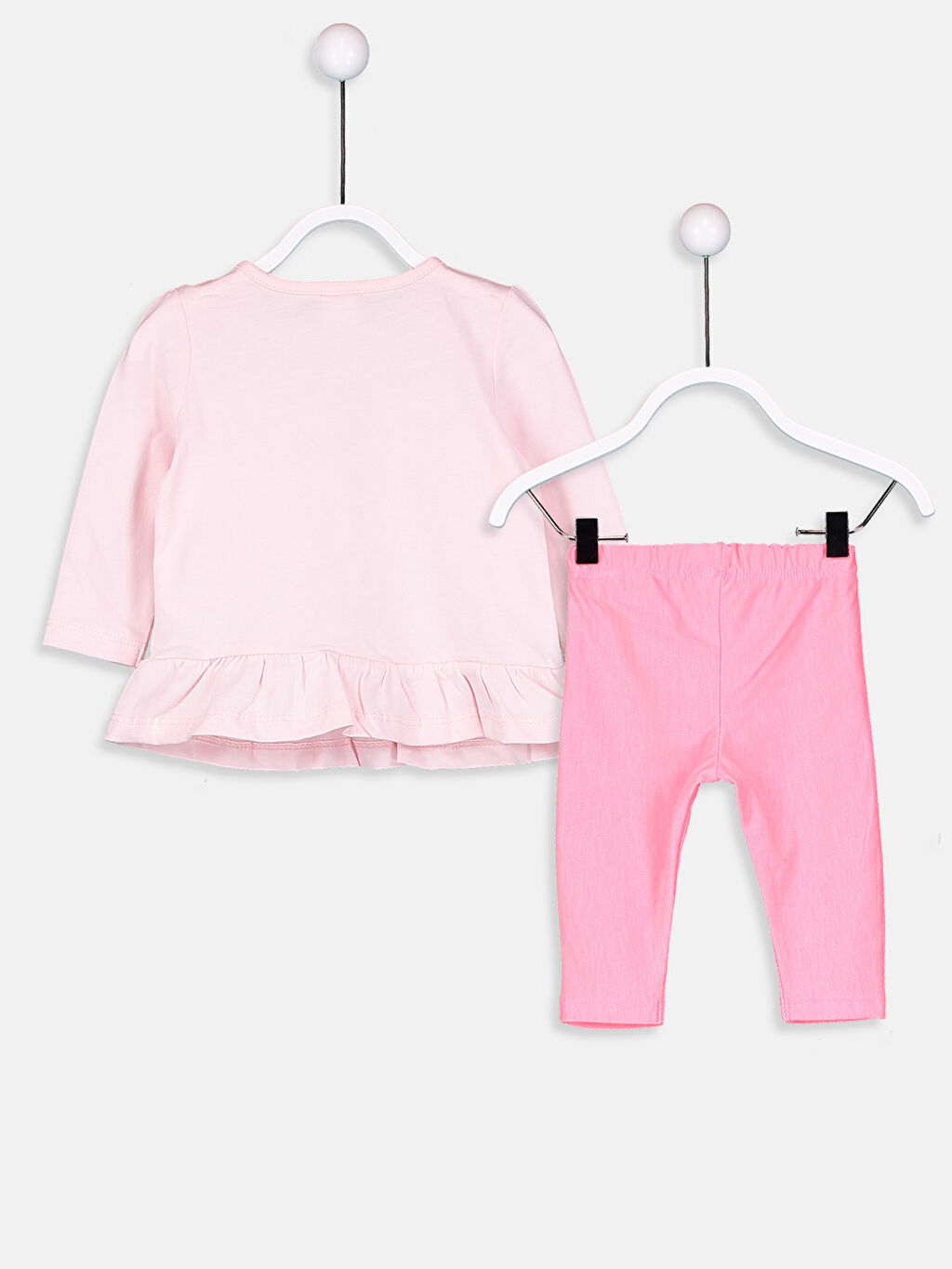 Pembe Pembe Kız Bebek Yeni Doğan Pamuklu Alt Üst Takım