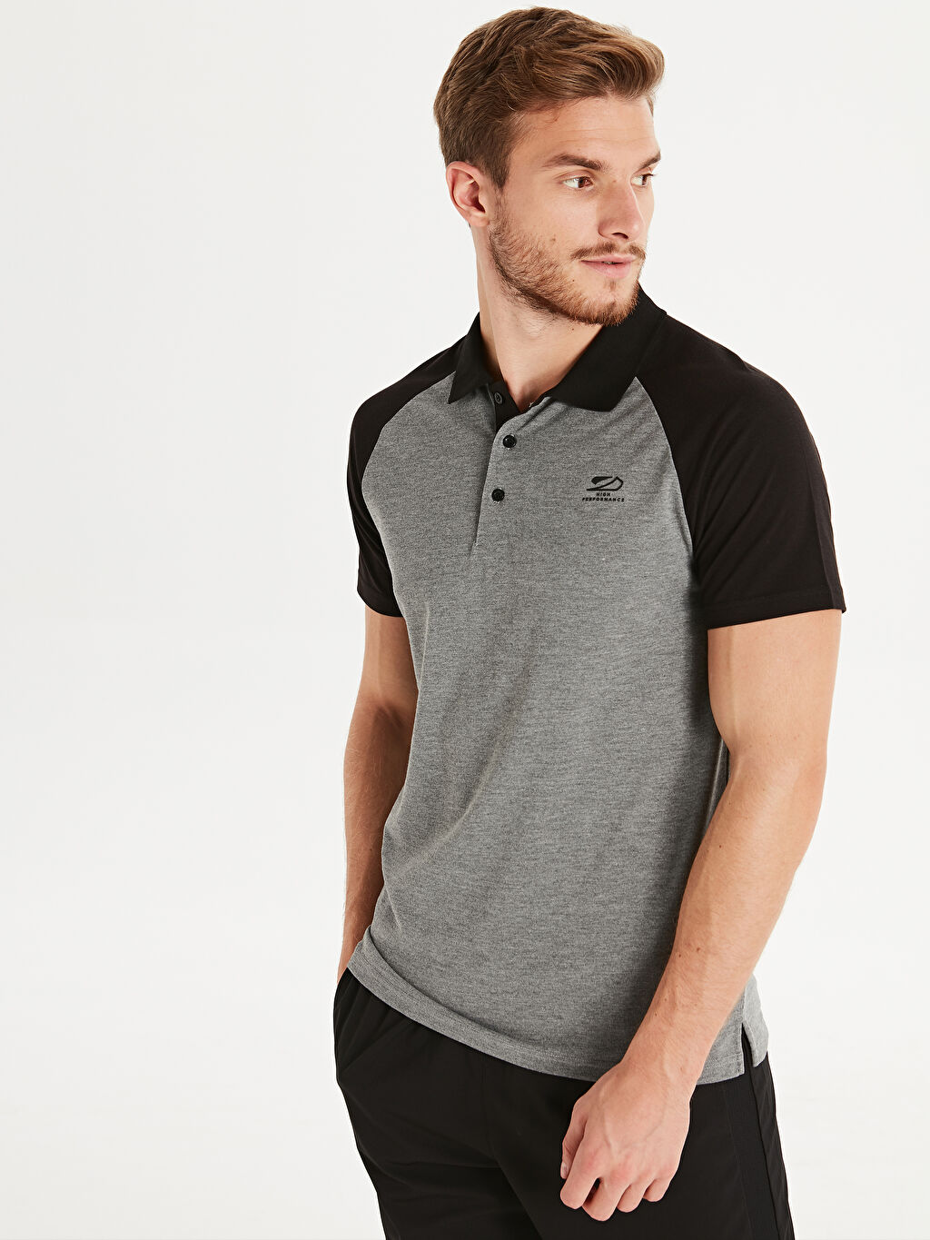 Erkek Spor Tshirt Antrasit