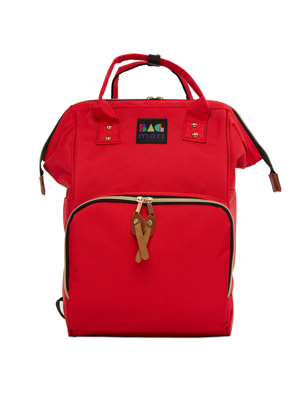 Kırmızı Kırmızı Bagmori Kırmızı Kadın Anne Bebek Çantası