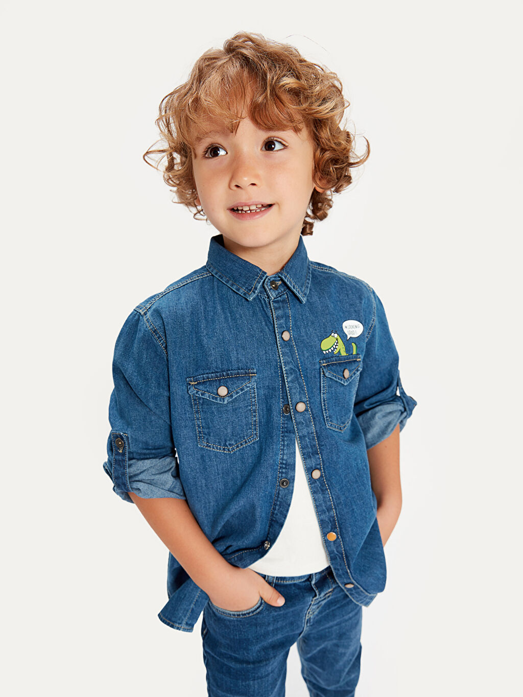Indigo Erkek Cocuk Jean Gomlek Lc Waikiki