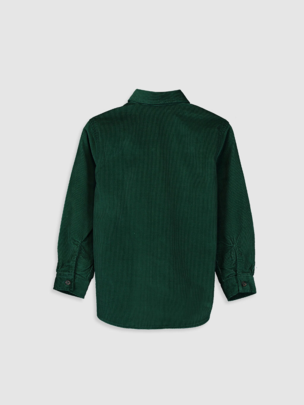 Yesil Erkek Cocuk Uzun Kollu Kadife Gomlek Lc Waikiki
