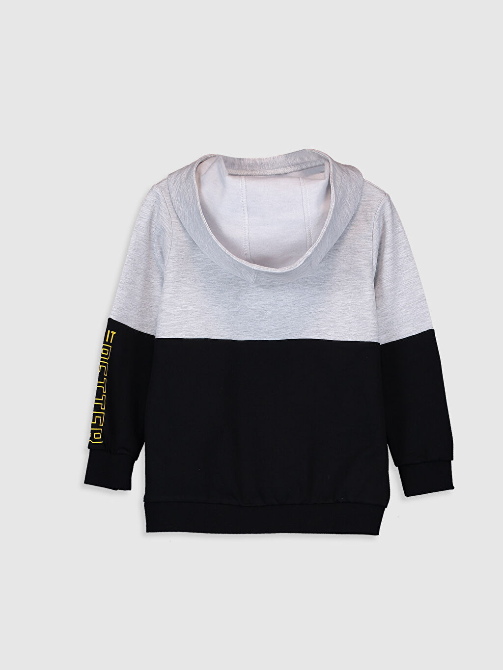 Siyah Erkek Cocuk Kapusonlu Sweatshirt Lc Waikiki