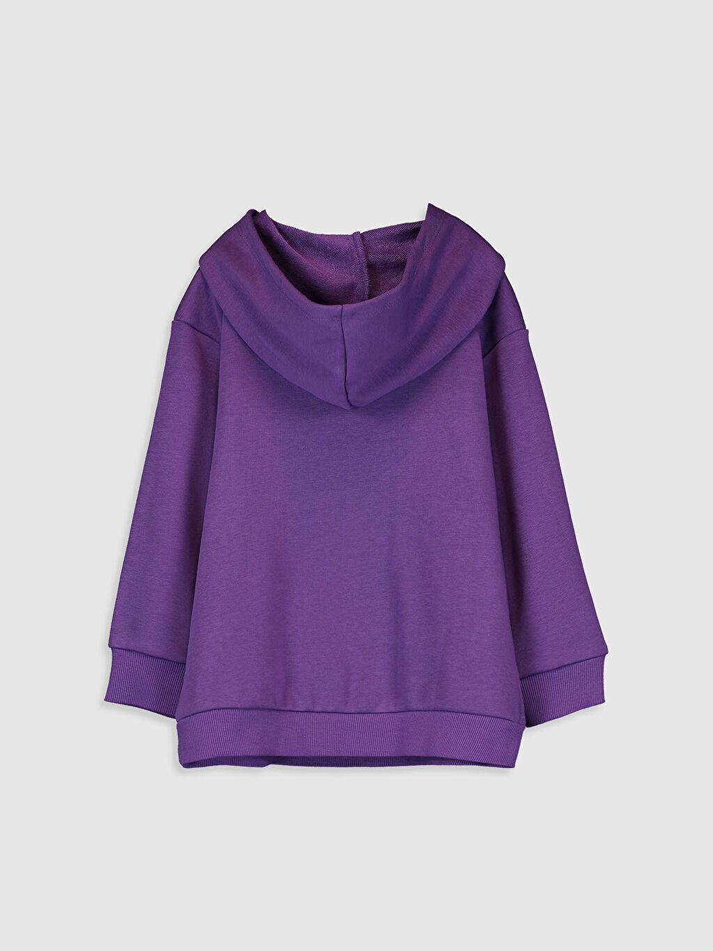 Mor Mor Kız Çocuk Yazı Baskılı Kapüşonlu Sweatshirt LC