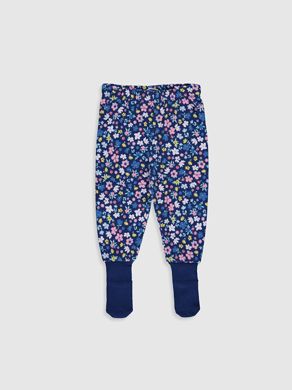 Turkuaz Kız Bebek Çoraplı Pijama Alt 2�li LC Waikiki