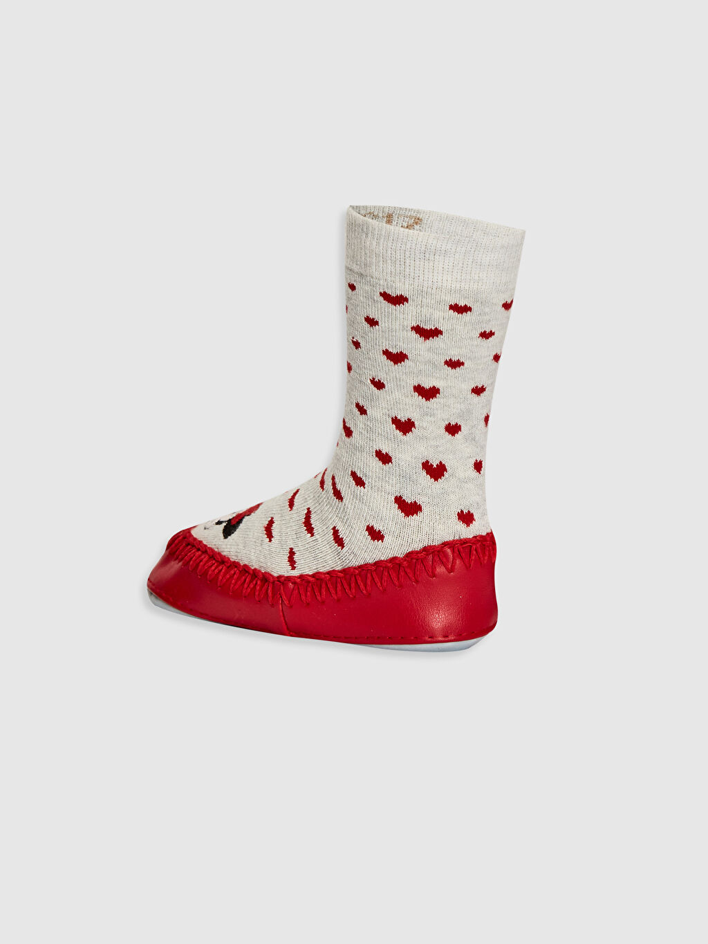 Çok Renkli Kız Bebek Minnie Mouse Baskılı Ev Çorabı LC Waikiki