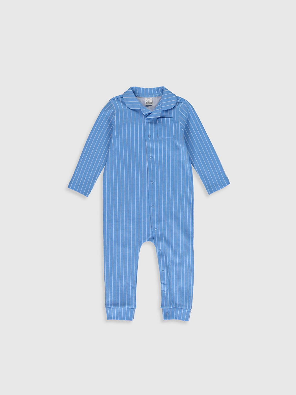 Mavi Erkek Bebek Çizgili Tulum LC Waikiki