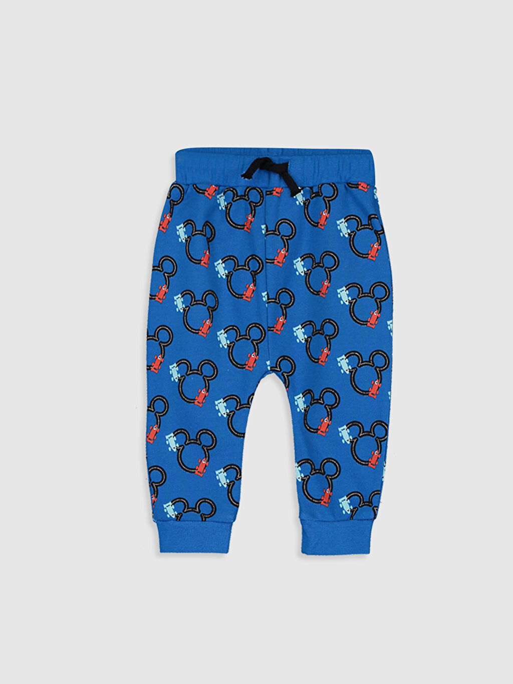 Mavi Erkek Bebek Mickey Mouse Baskılı Eşofman Takımı LC