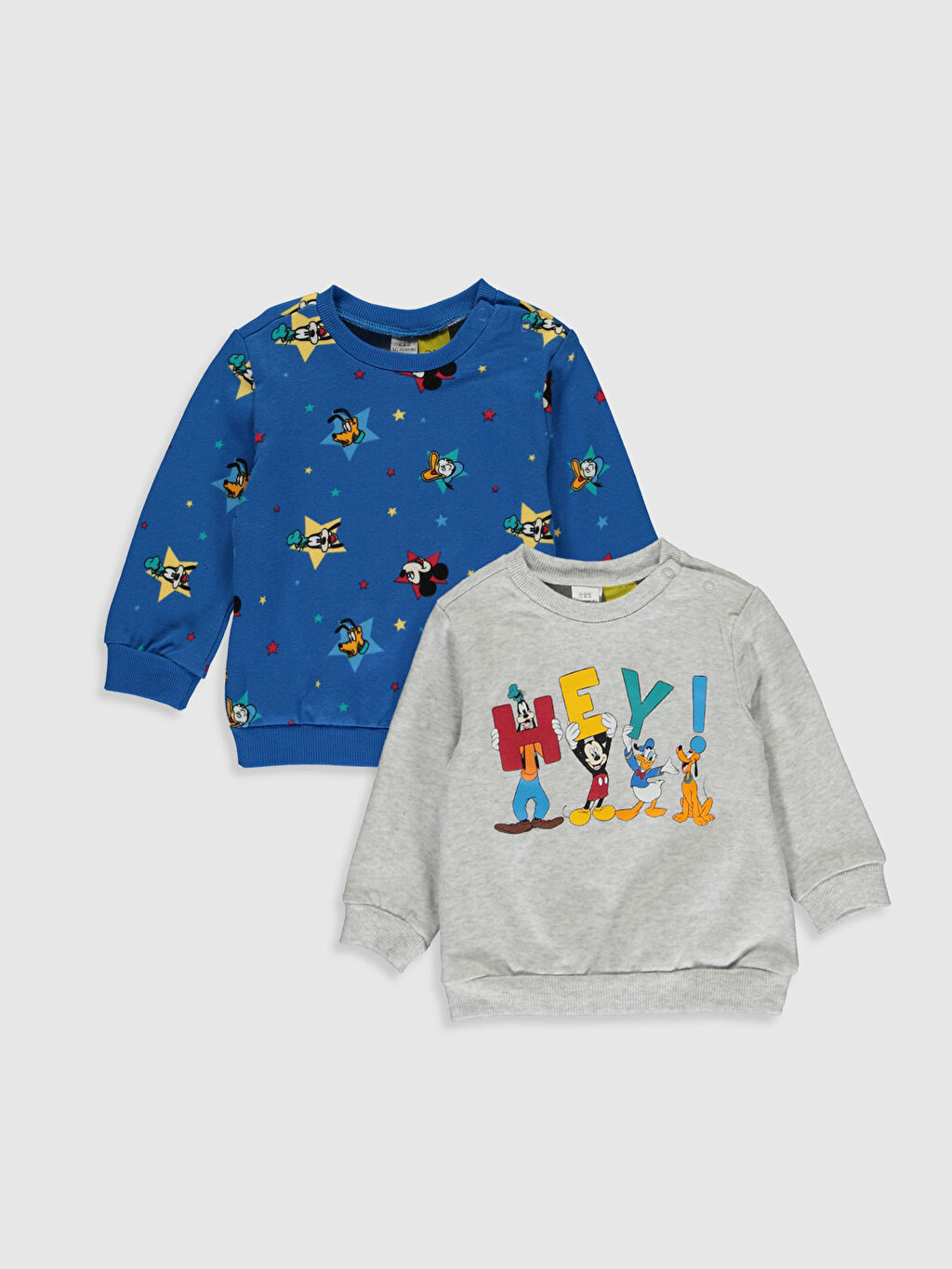 Ekru Erkek Bebek Disney Baskili Sweatshirt 2 Li Lc Waikiki