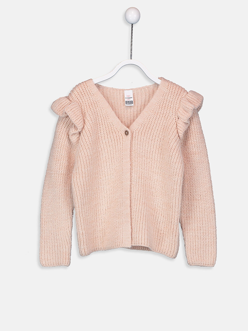 Pembe Kız Bebek Triko Hırka LC Waikiki