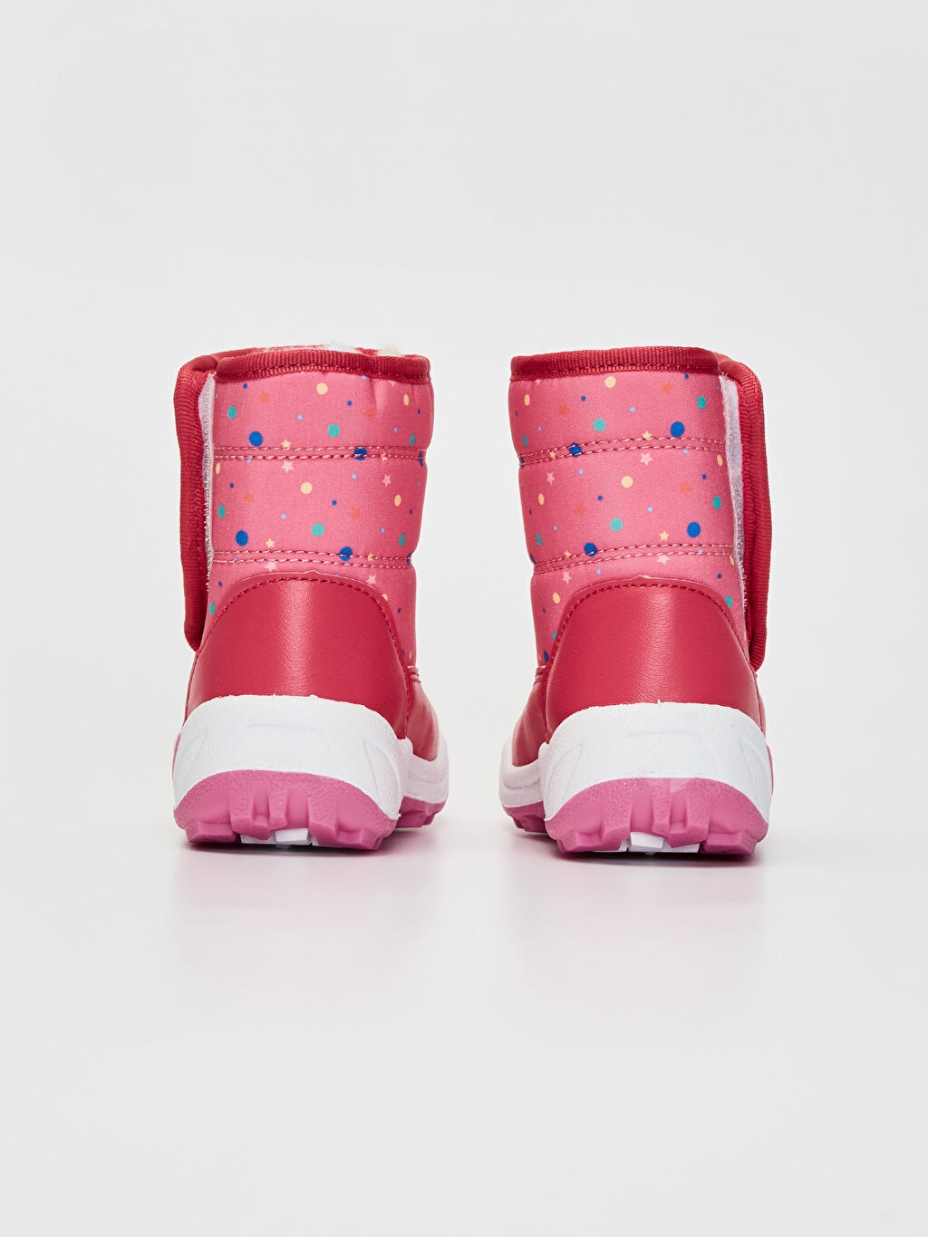 Pembe Kız Bebek Minnie Mouse Baskılı Kalın Taban Bot LC Pembe Kız Bebek Minnie Mouse Baskılı Kalın Taban Bot LC