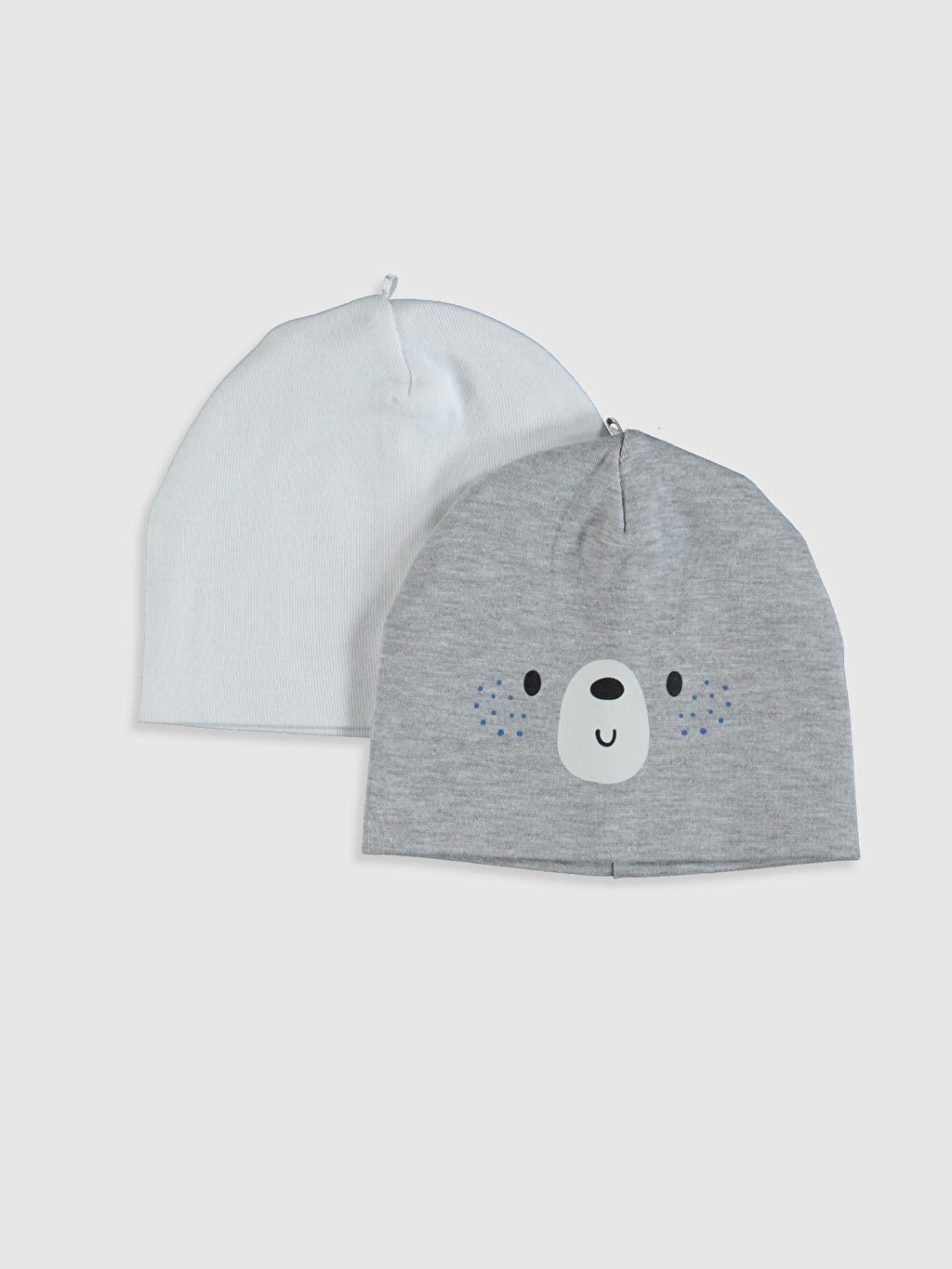 Gri Erkek Bebek Bere 2�li LC Waikiki