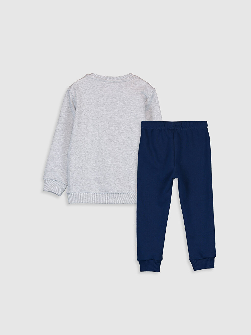 Bej Erkek Bebek Nostaljik Maymun Baskılı Eşofman Takımı